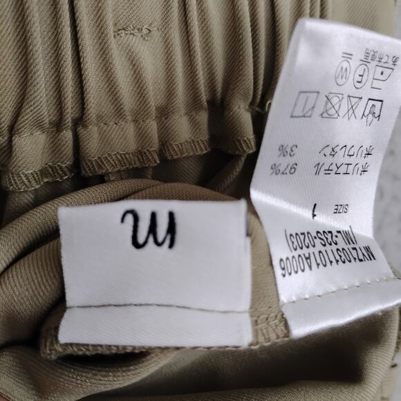 Midi Pencil Skirt Size XS Light Green Pull On Side Zipper Elastic Waist Back - Picture 6 of 8